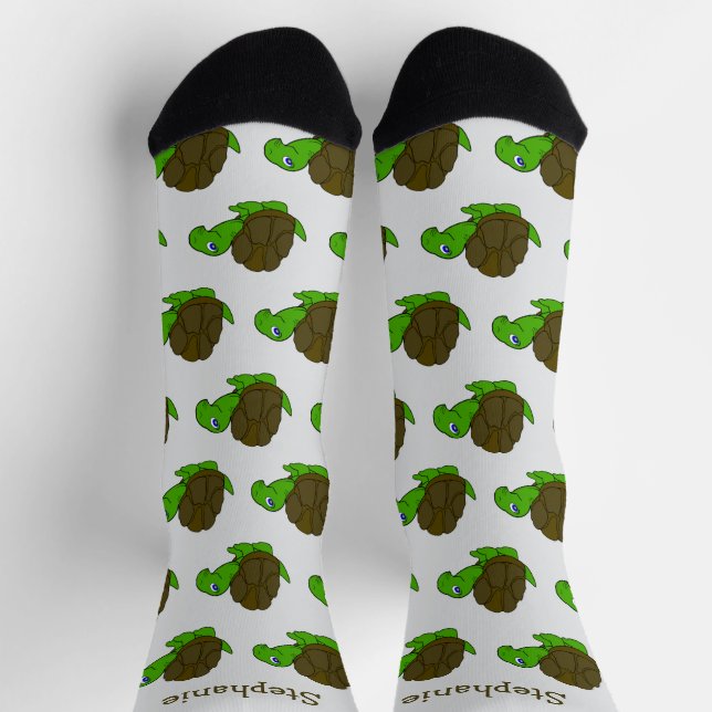 Calcetines Socks Tortoise Design (Arriba)