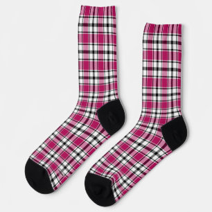 Calcetines Socks Violet Plaid HAMbWG