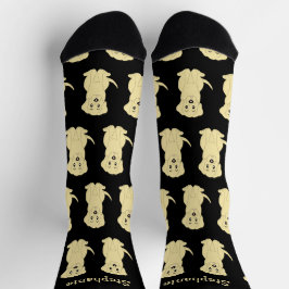 Calcetines Socks Yellow Labrador Dog Design