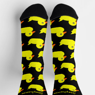 Calcetines Socks Yellow Rubber Duck Design