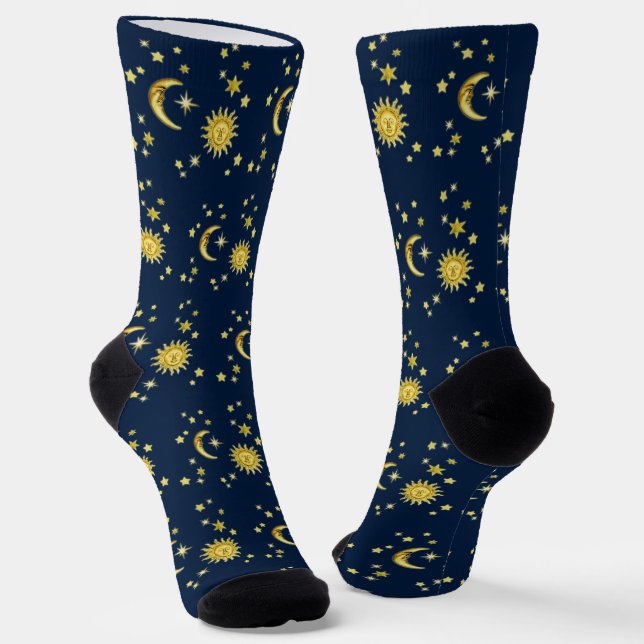 Calcetines Sol, Luna y Estrellas 🌞 ⭐ 🌛 (Angular)