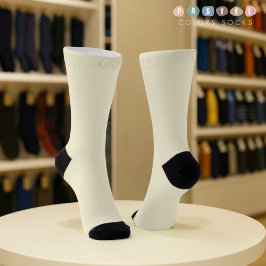 Calcetines Solid Soft Light Pastel Beige Cream Yellow Color