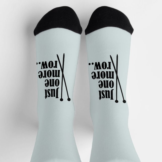 Calcetines Sólo una fila más. (Arriba)