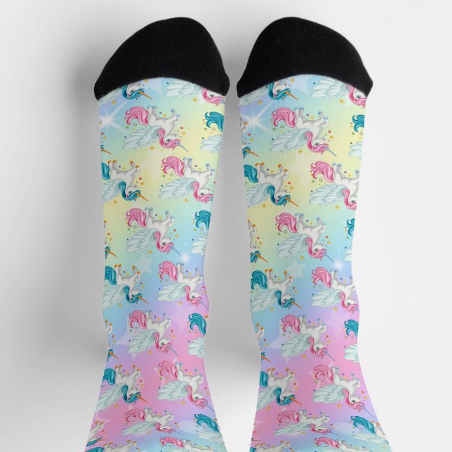 Calcetines Soñando Unicornios (Arriba)