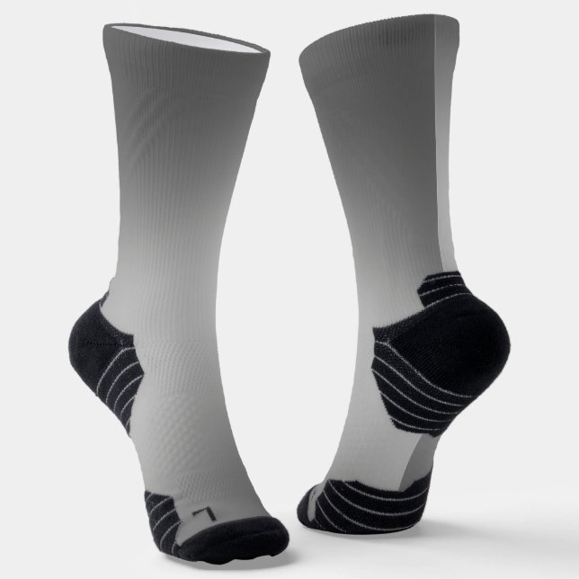 Calcetines Sonido gris plateado simple (Angular)