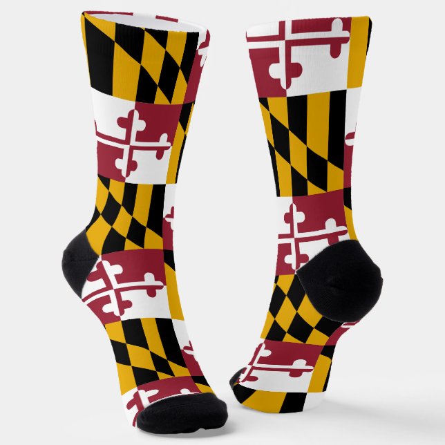 Calcetines sostenibles de mujeres con bandera de M (Angular)