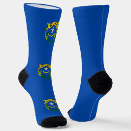 Calcetines sostenibles de mujeres con bandera de N
