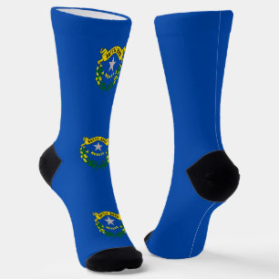Calcetines sostenibles de mujeres con bandera de N
