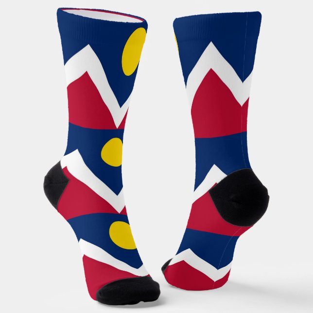 Calcetines sostenibles para mujeres con bandera de (Angular)