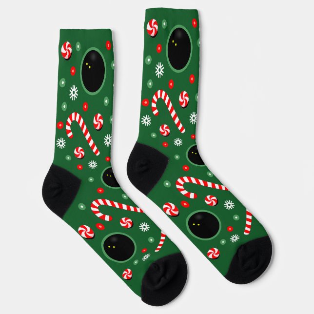 Calcetines Squash Christmas Holiday Gift Socks (Derecha)