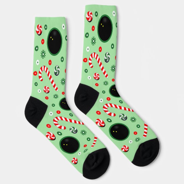 Calcetines Squash Christmas Holiday Gift Socks (Derecha)