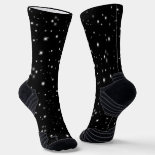 Calcetines Starlight Sparkles Black and White Stars