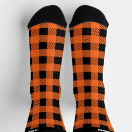 Calcetines Striped Orange and Black Halloween