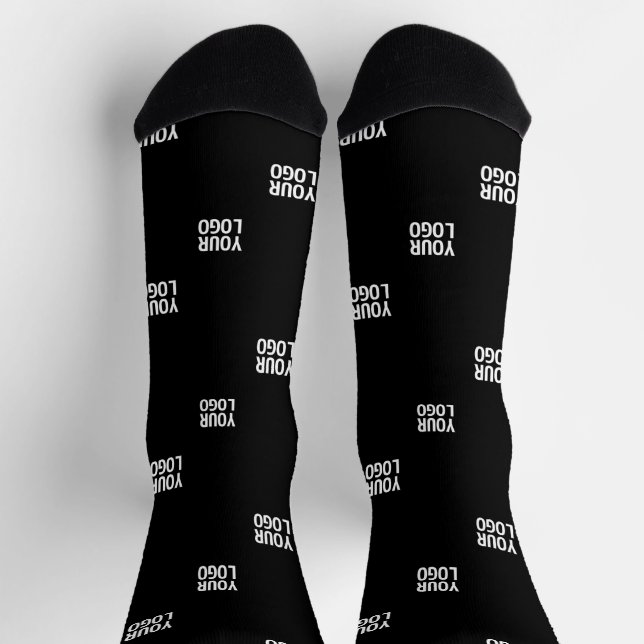 Calcetines Su logotipo o cualquier imagen | Rayas diagonales (Arriba)