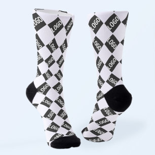 Calcetines Su logotipo Patrón de repetición alternativo sim