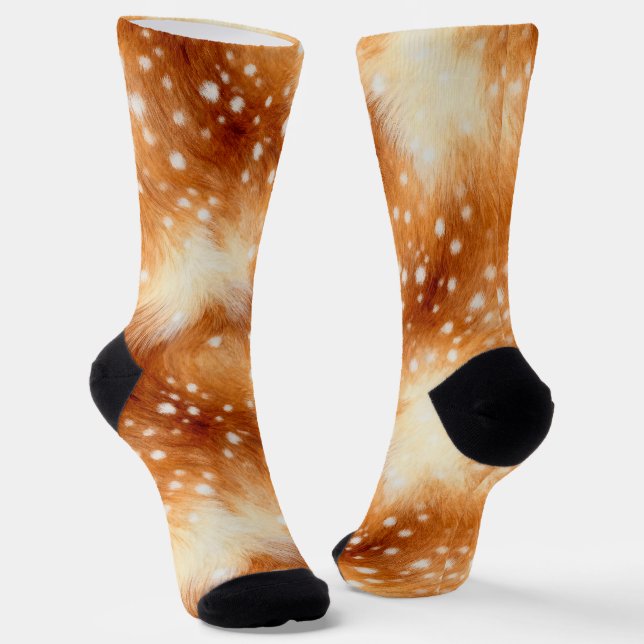 Calcetines Suave pelaje de cervatillo bosque maderero (Angular)