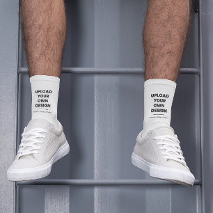 Calcetines Sube tu propio diseño aquí Plantilla personaliza