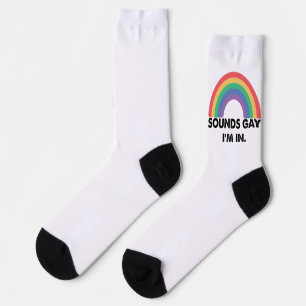 Calcetines Suena Gay En El Mes Del Orgullo Arcoiris Gay