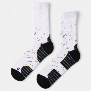 Calcetines Sukiti Budh Patrón de Arte Antiguo Minimalista Tri