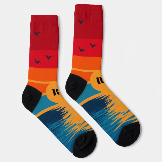 Calcetines Sunset Beach Socks (Derecha)