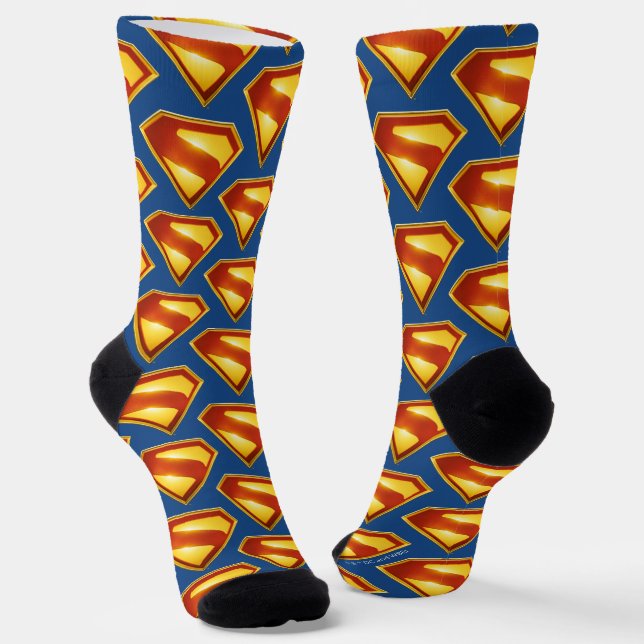 Calcetines Superman Golden S Shield Brilliance (Angular)