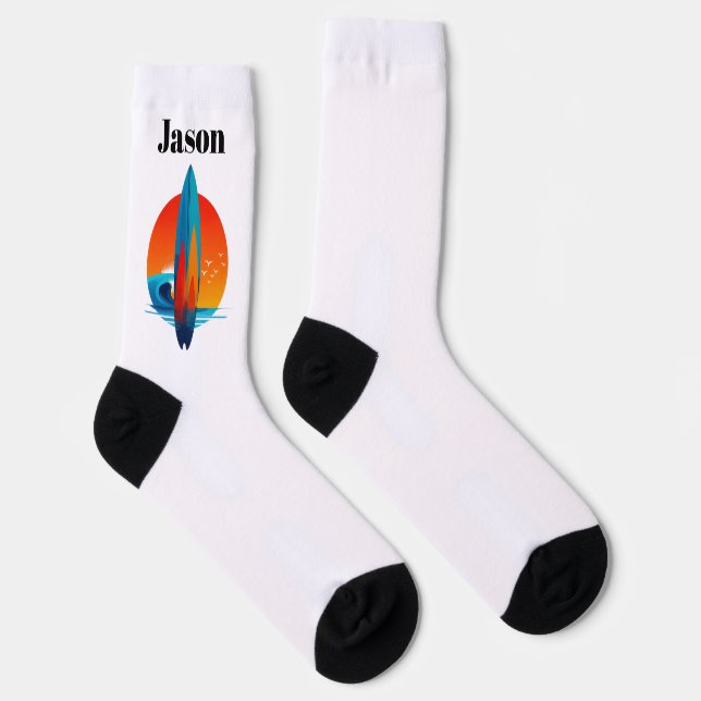 Calcetines Surfboard Surfer Socks (Derecha)