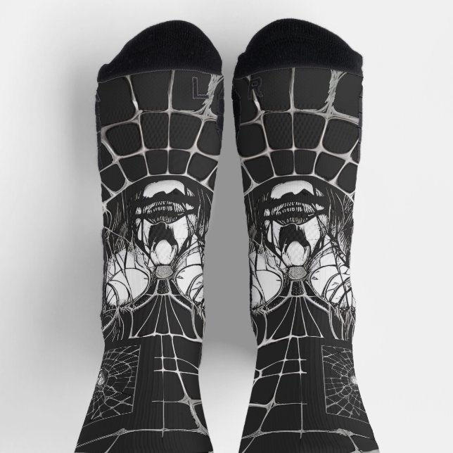 Calcetines Surreal Abstract Portrait (Arriba)