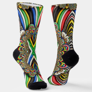 Calcetines sustentables con colores sudafricanos