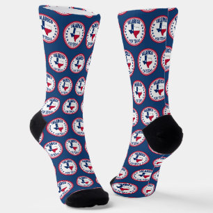 Calcetines Talarico para Texas Cute Blue Elección
