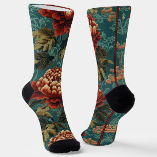 Calcetines Tapiz de Peonía Imperial