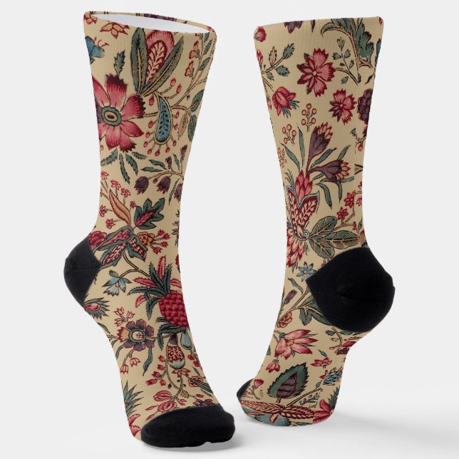 Calcetines Tapiz floral Neoblework Flor Art (Angular)