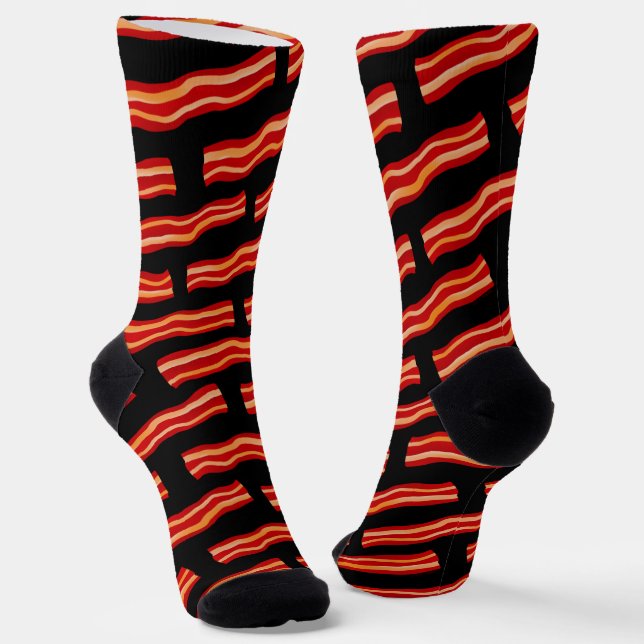 Calcetines Tasty Bacon Strips Pattern (Angular)