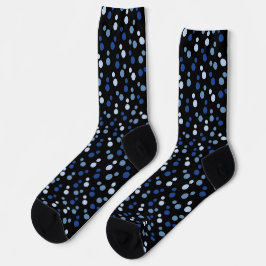 Calcetines Tema náutico Océano Negro azul
