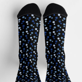 Calcetines Tema náutico Océano Negro azul