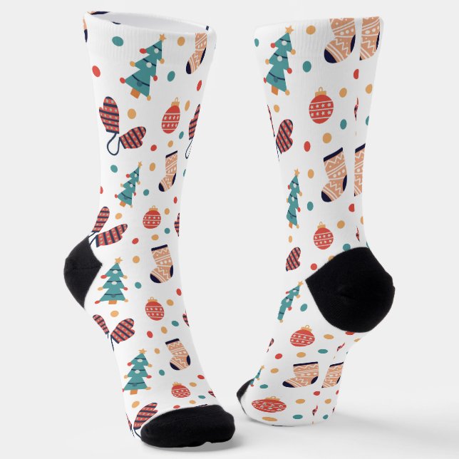 Calcetines Tema Navideño Adorable  (Angular)