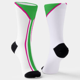 Calcetines Tennis Socken , 90´s Farbschema, Retro, Neon