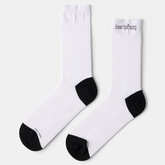 Calcetines tennissocken "liawa hoffnung" von sibylle kefer (Izquierda)