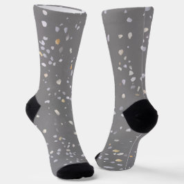 Calcetines Terrazzo gris moderno