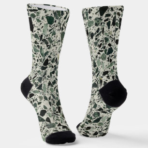 Calcetines Terrazzo verde moderno