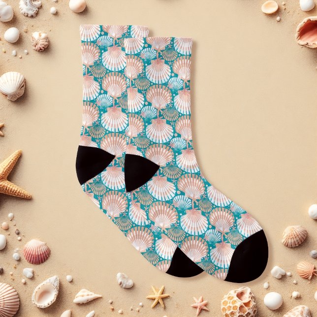 Calcetines Tesoreros del Océano Verde azulado (Subido por el creador)