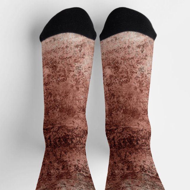 Calcetines Textura de hormigón grueso (Arriba)