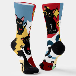 Calcetines The Cutest Black Cat Socks - Black Cat Gift
