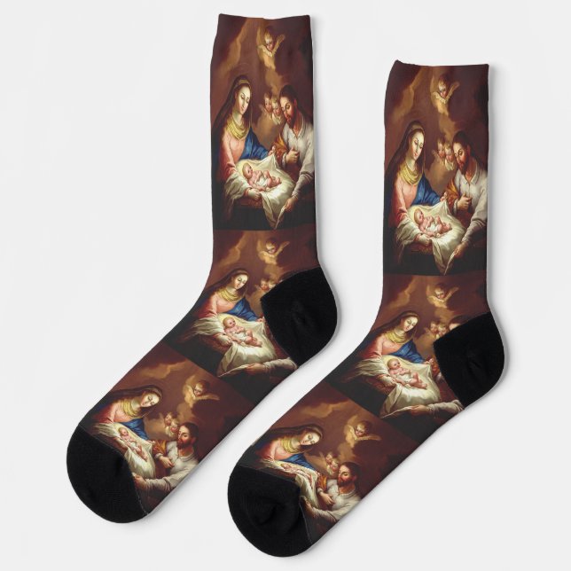 Calcetines The Nativity of Jesus Christ  (Izquierda)