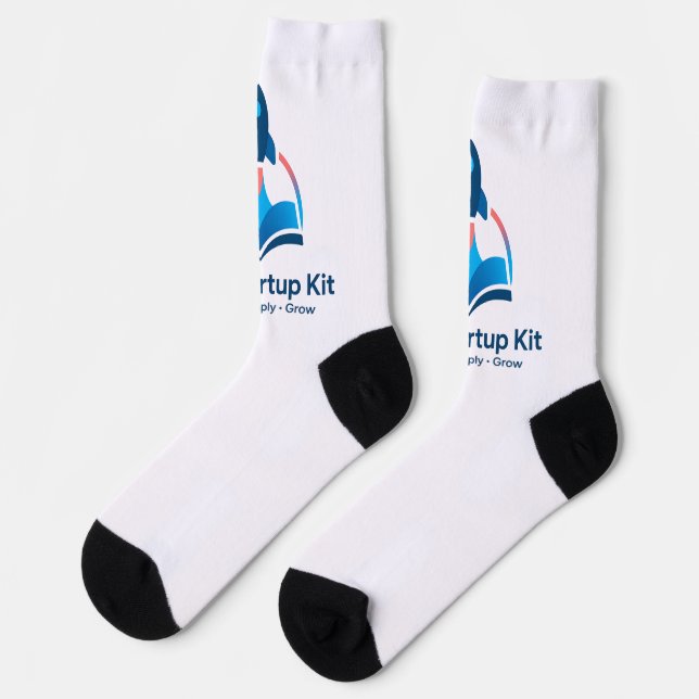 Calcetines The Startup Kit Rocket Logo Crew Socks  (Izquierda)