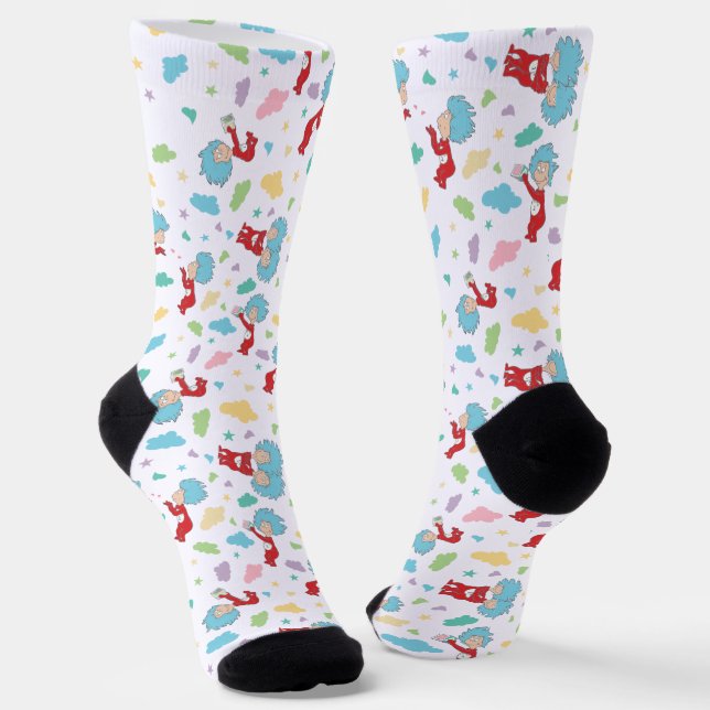 Calcetines Thing One Thing Two Sweet Things Pattern (Angular)