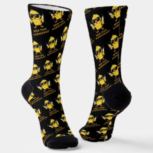 Calcetines Tiempo de cerveza Madafakas Gracioso Meme Duck Goo