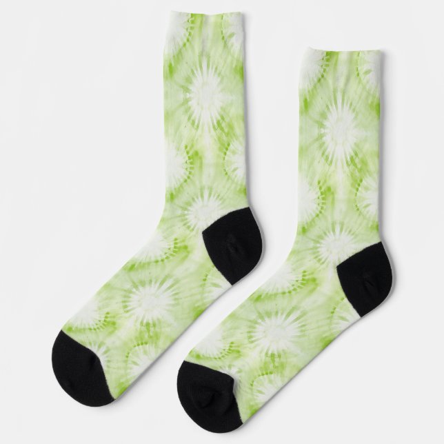 Calcetines Tinte Dye Verde Lima Menta (Izquierda)
