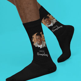 Calcetines Tío de Foto Personalizada Moderna