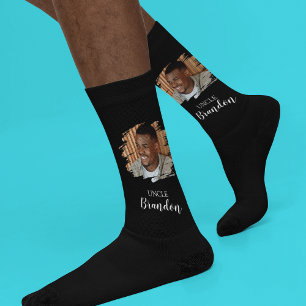 Calcetines Tío de Foto Personalizada Moderna