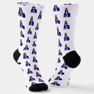 Calcetines Tío Sam Patriótico